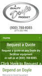 Mobile Screenshot of doylemfg.com